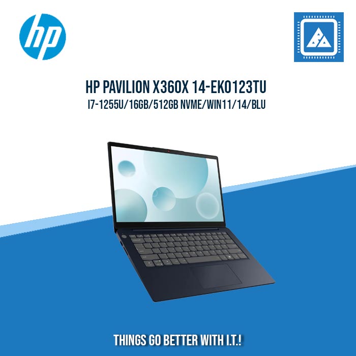 HP PAVILION x360X 14-EK0123TU i7-1255U/16GB/512GB NVMe | BEST FOR STUDENTS AND FREELANCERS LAPTOP HP PAVILION x360X 14-EK0123TU i7-1255U/16GB/512GB NVMe | BEST FOR STUDENTS AND FREELANCERS LAPTOP